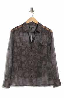 rag & bone Sonica Printed Silk Shirt