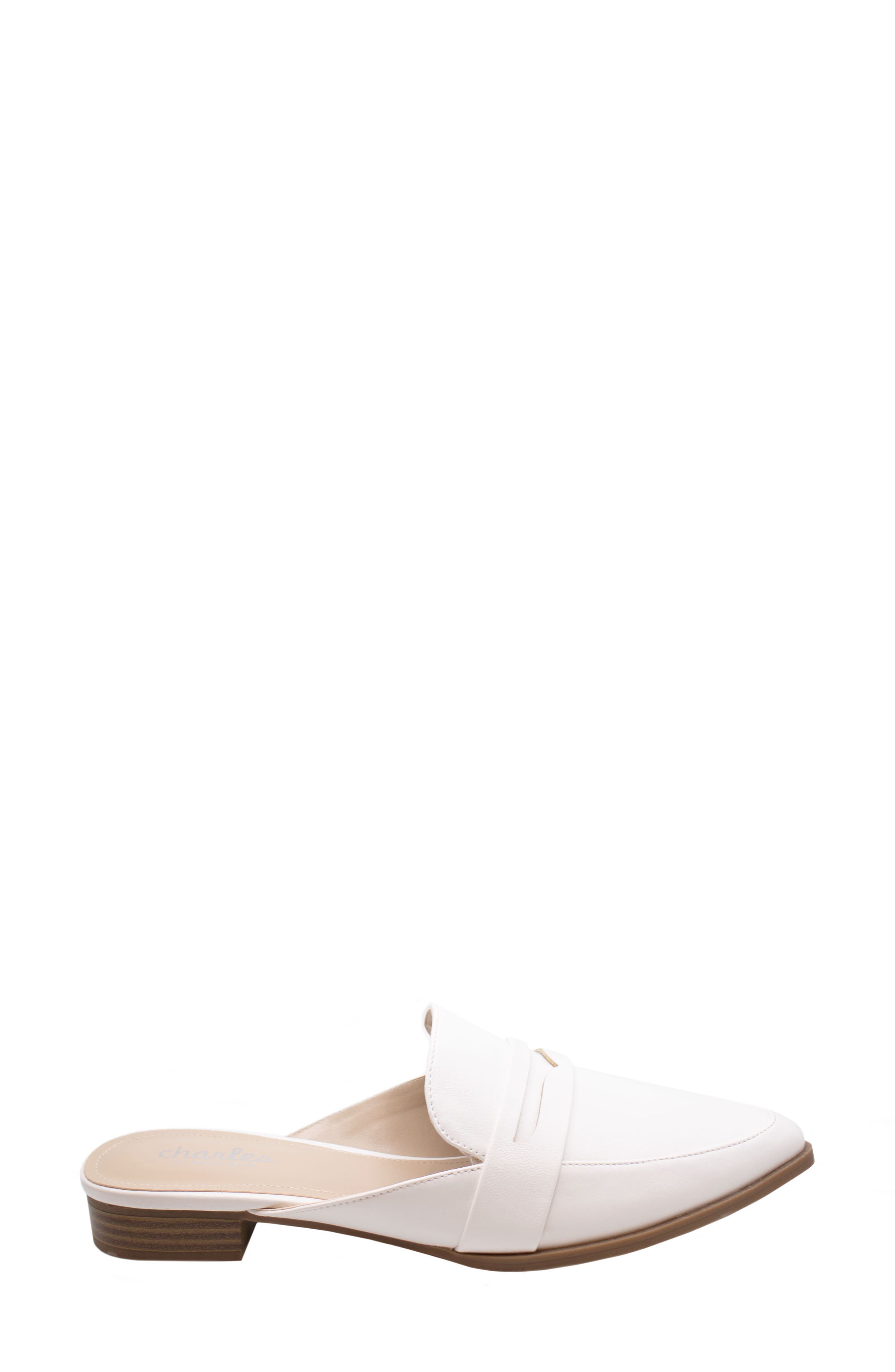 Charles by Charles David Enya Mule, Alternate, color, White