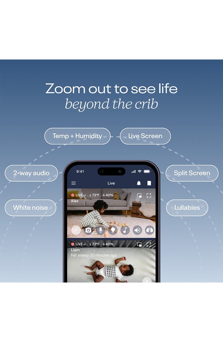 Nanit Pro Camera & Flex Stand Set, Alternate, color, White