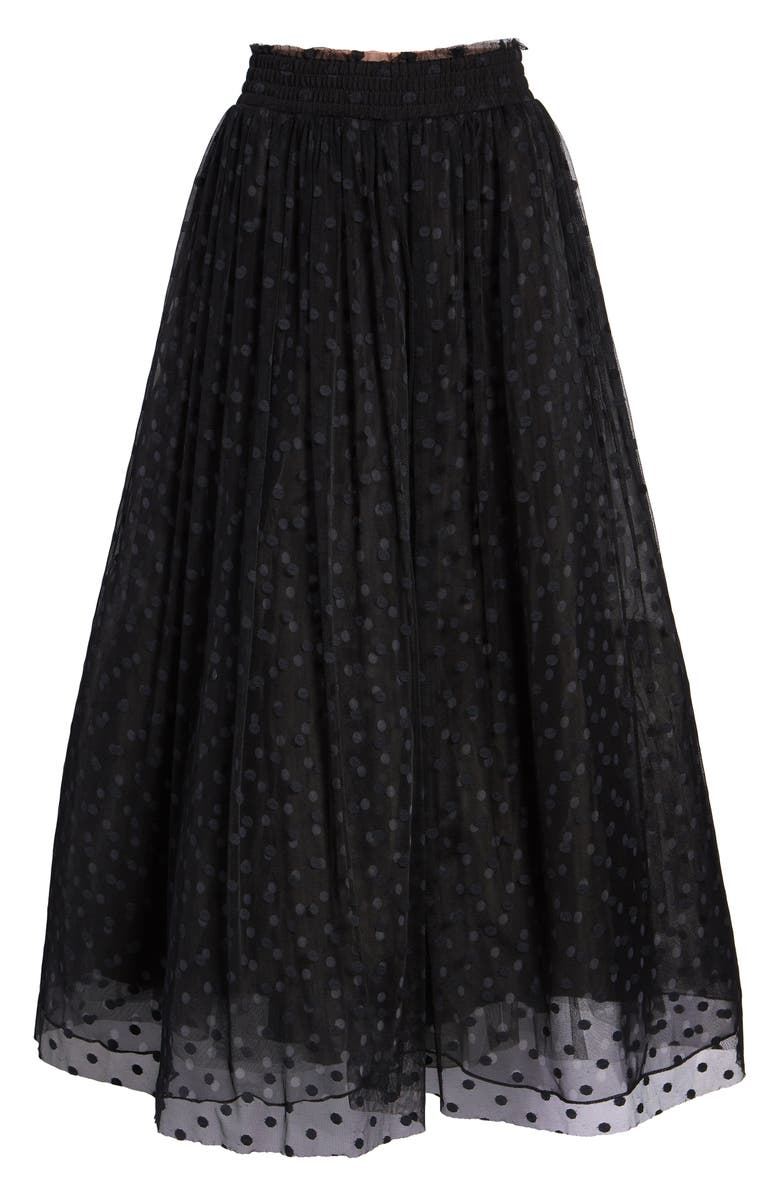 Halogen<sup>®</sup> x Atlantic-Pacific Polka Dot Tulle Maxi Skirt, Alternate, color, 