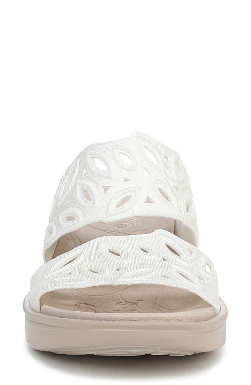 LIFESTRIDE LIFESTRIDE DELIGHT PLATFORM WEDGE SLIDE SANDAL 