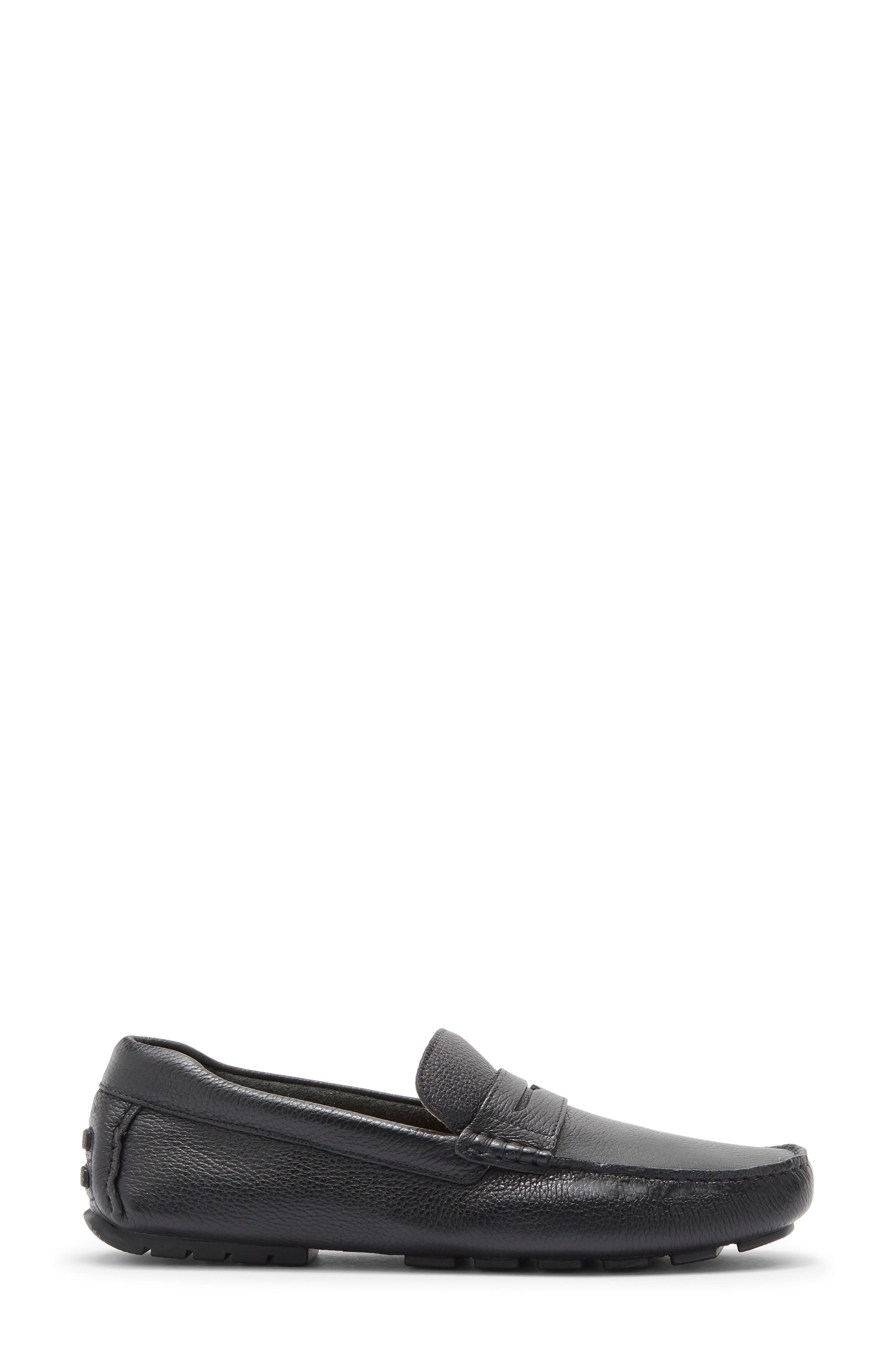 Porter Penny Driving Loafer, Alternate, color, BLACK