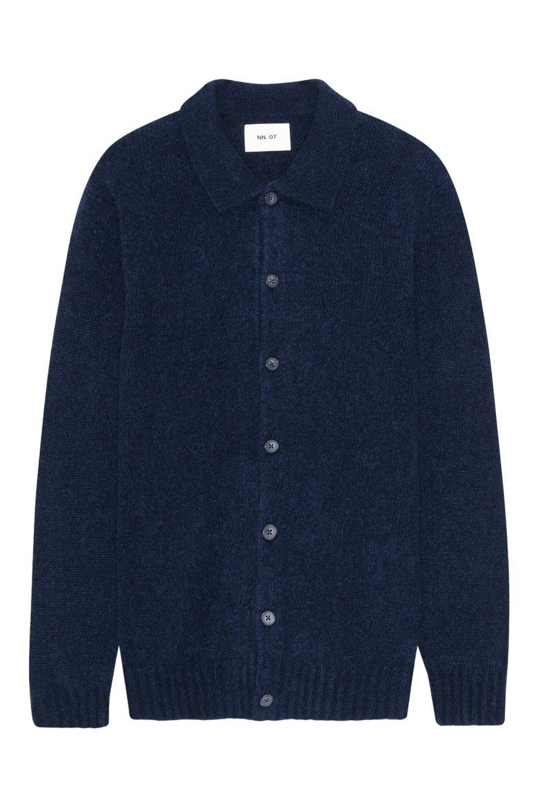Lee 6598 Merino Wool Blend Cardigan, Main, color, NAVY BLUE