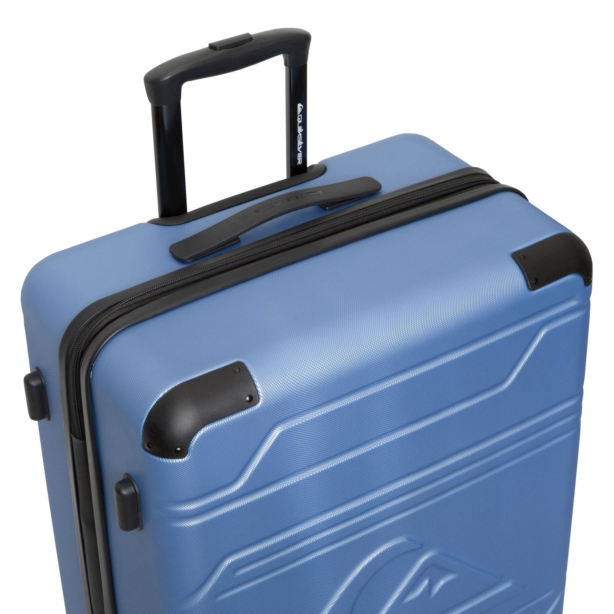 Quiksilver Rincon Suitcases PC Hardside Expandable Luggage with Spinner Wheels, 3-Piece Set, Alternate, color, Ocean Blue