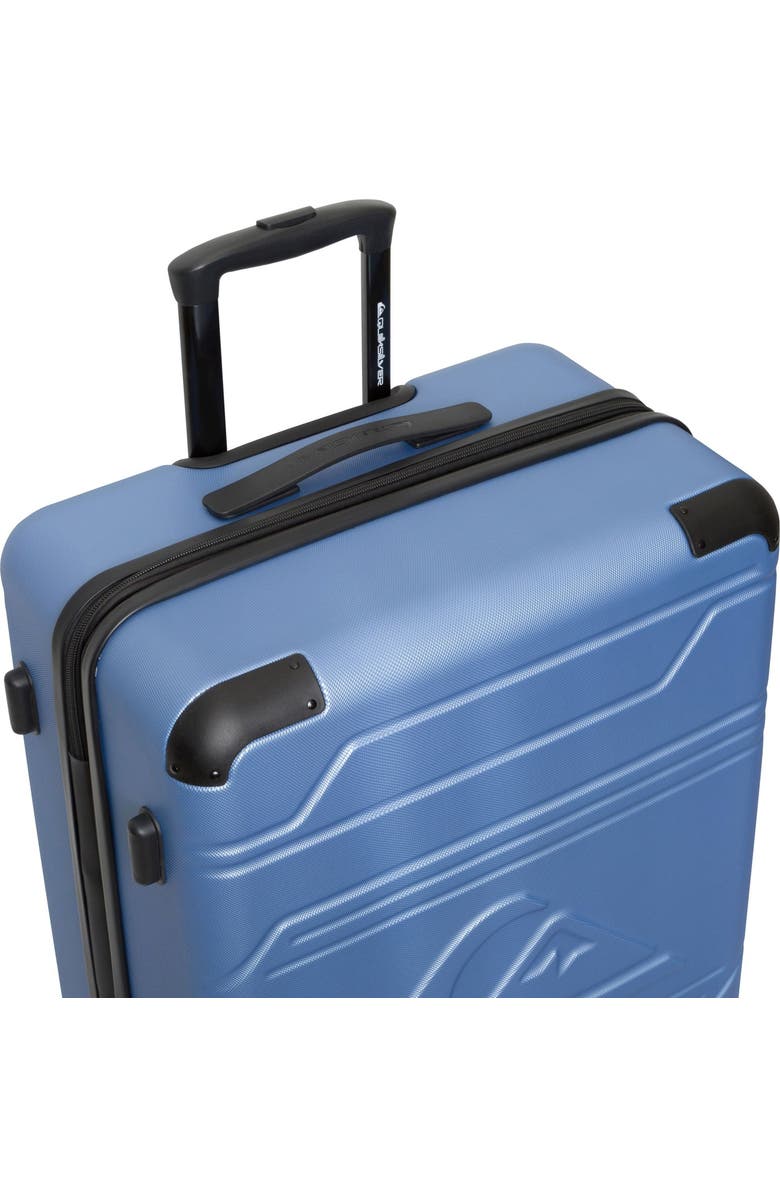 Quiksilver Rincon Suitcases PC Hardside Expandable Luggage with Spinner Wheels, 3-Piece Set, Alternate, color, Ocean Blue