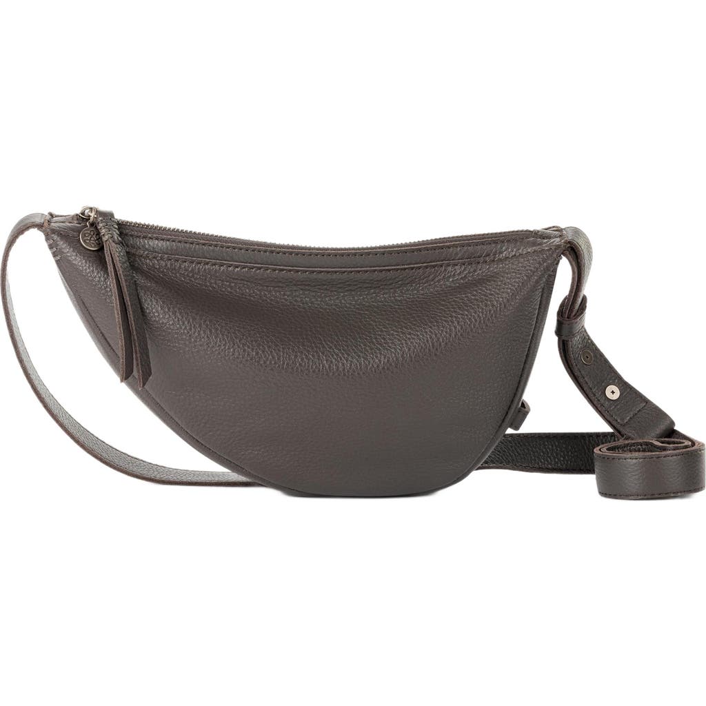 The Sak Tess Sling Leather Bag In Gray