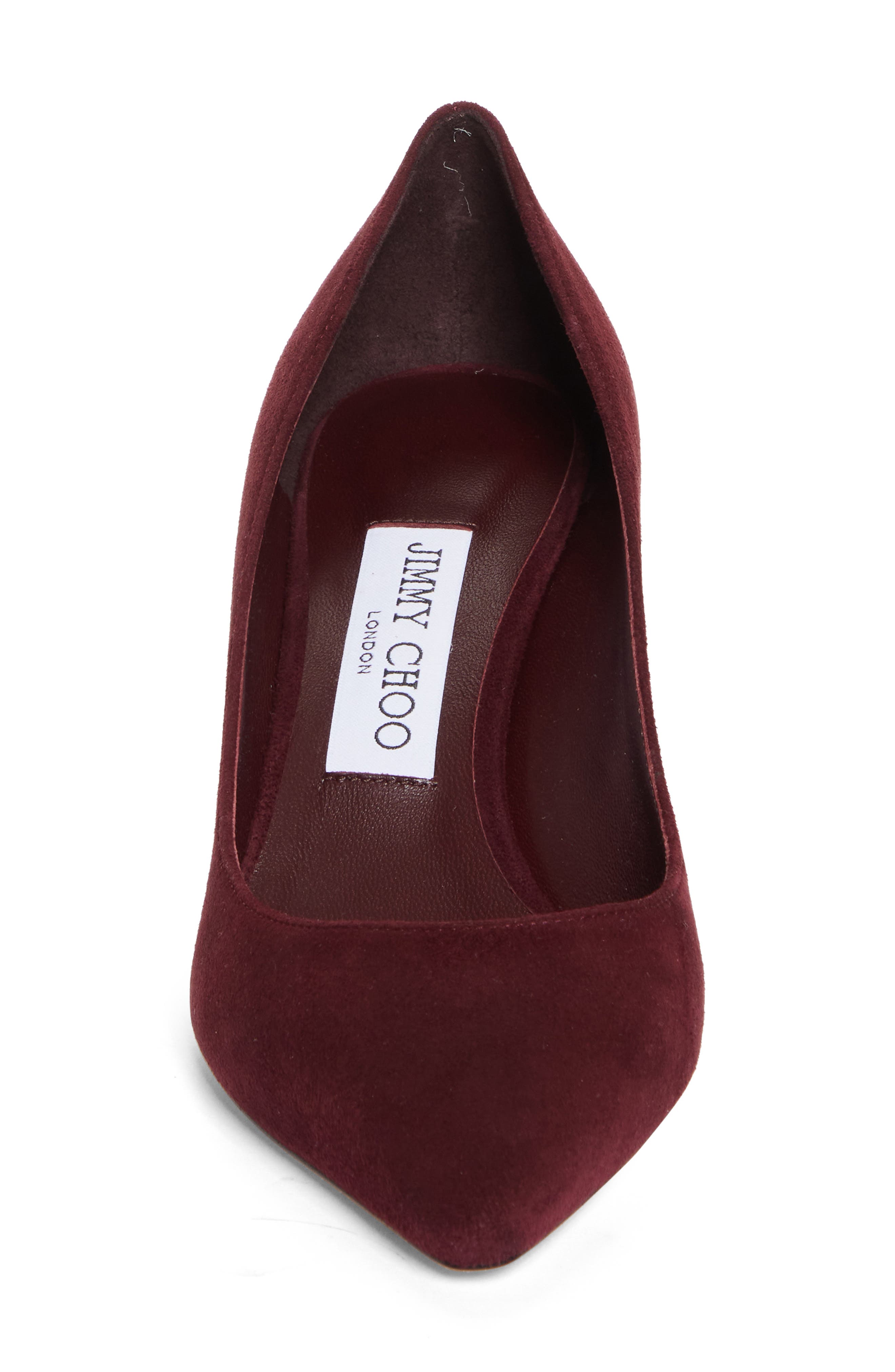 Jimmy Choo Romy Pointed Toe Pump, Alternate, color, Garnet