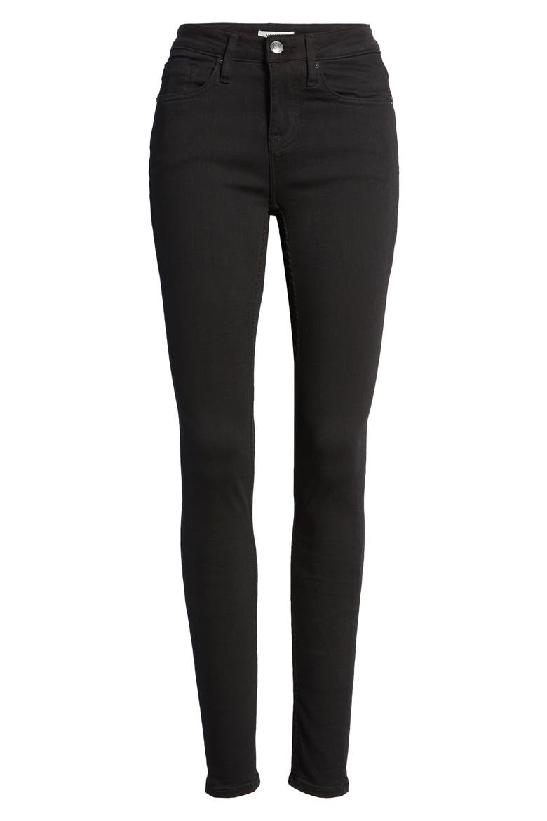Marley Ankle Skinny Jeans, Alternate, color, WASHED BLACK