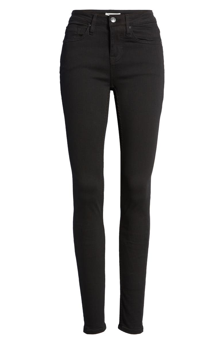 Vigoss Marley Ankle Skinny Jeans, Alternate, color, Washed Black