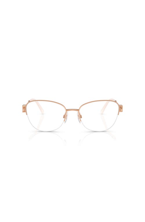Ralph Lauren 54mm Butterfly Optical Glasses In Gold