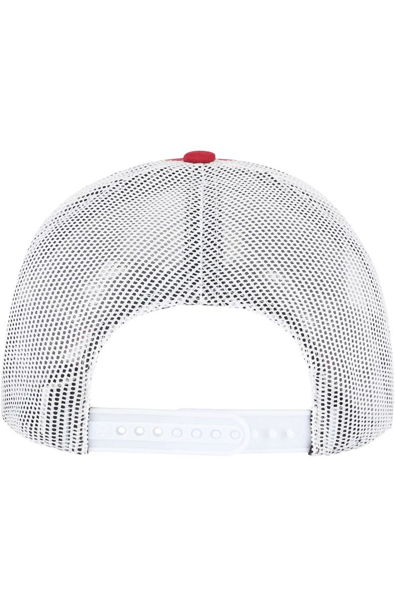 '47 Youth '47 Crimson Alabama Crimson Tide Scramble Trucker Adjustable Hat, Alternate, color,