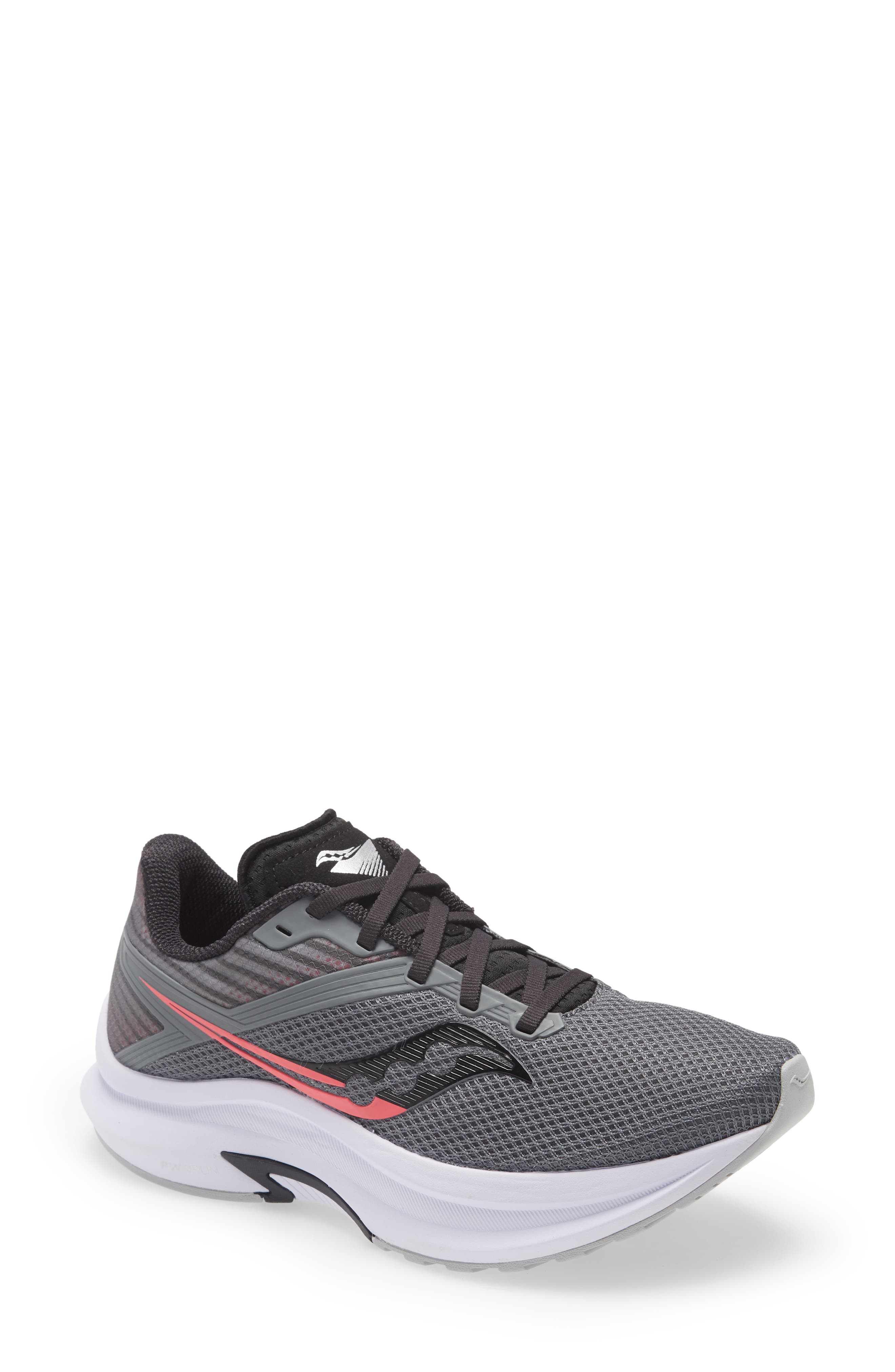 Axon Running Shoe, Main, color, GREY/PINK