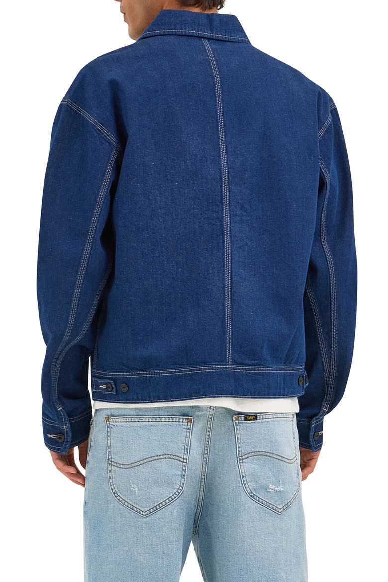 91W Denim Workwear Jacket, Alternate, color, RINSE