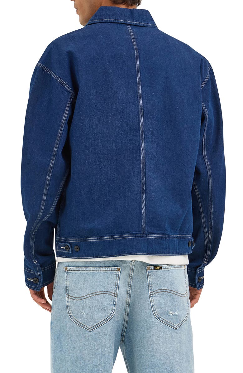 Lee 91W Denim Workwear Jacket, Alternate, color, Rinse