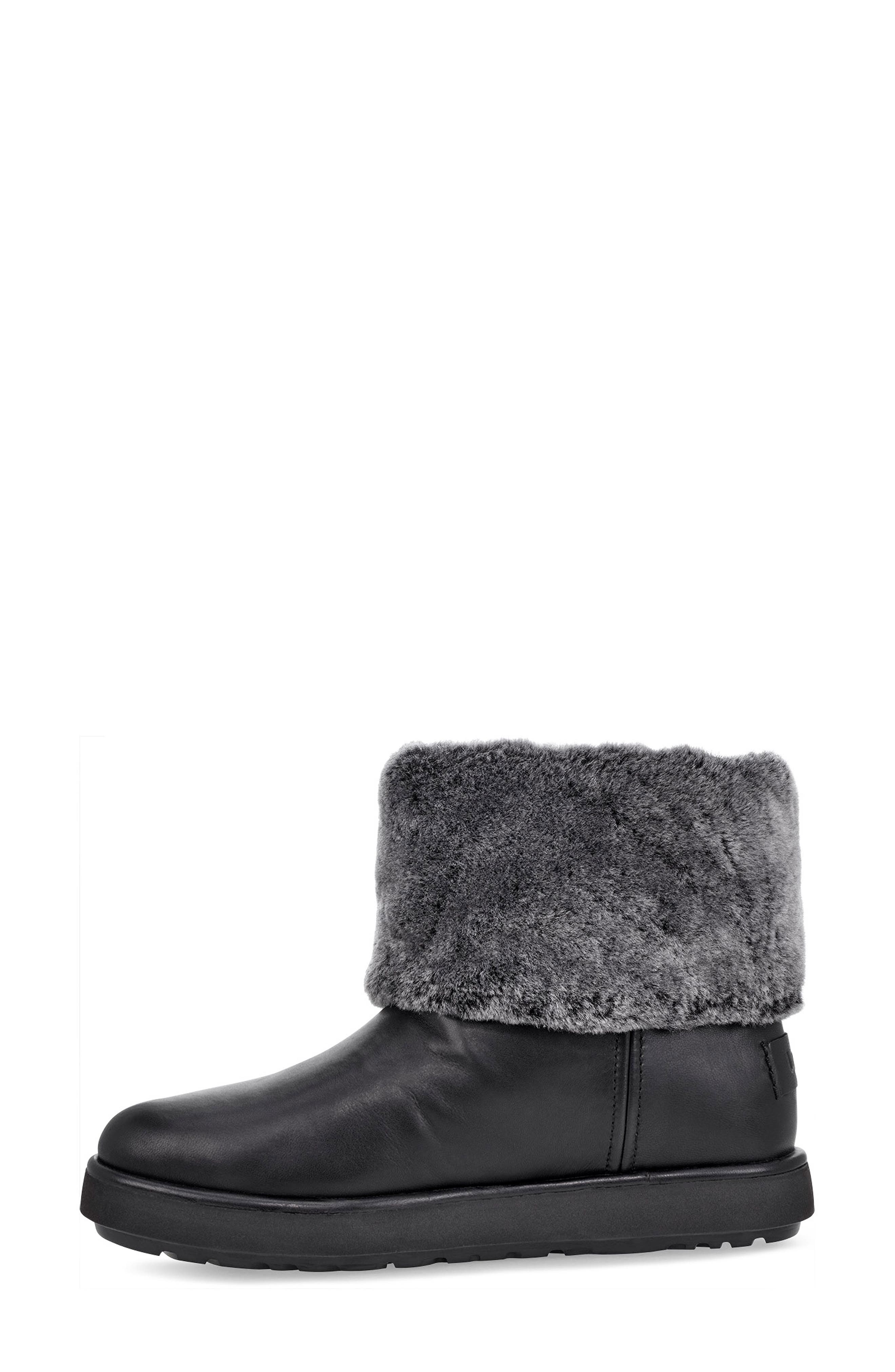 UGG® Classic Mini Berge Genuine Shearling Boot (Women) | Nordstromrack