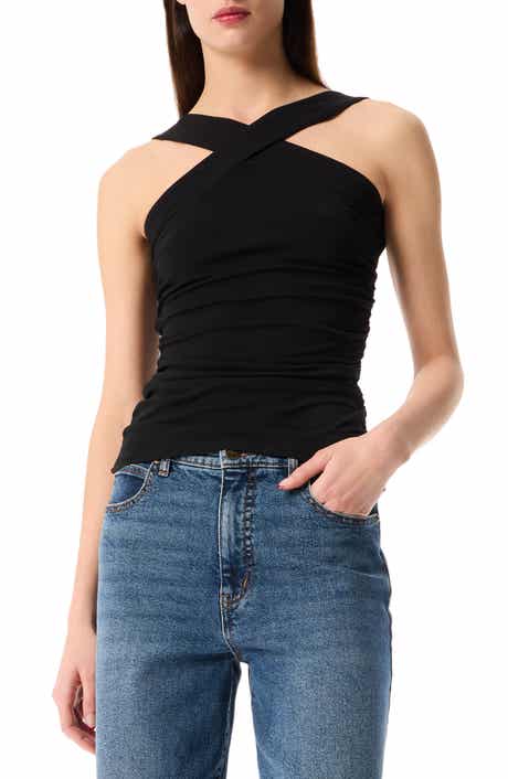 Robert Rodriguez Ondea Shirred Crossover Tank