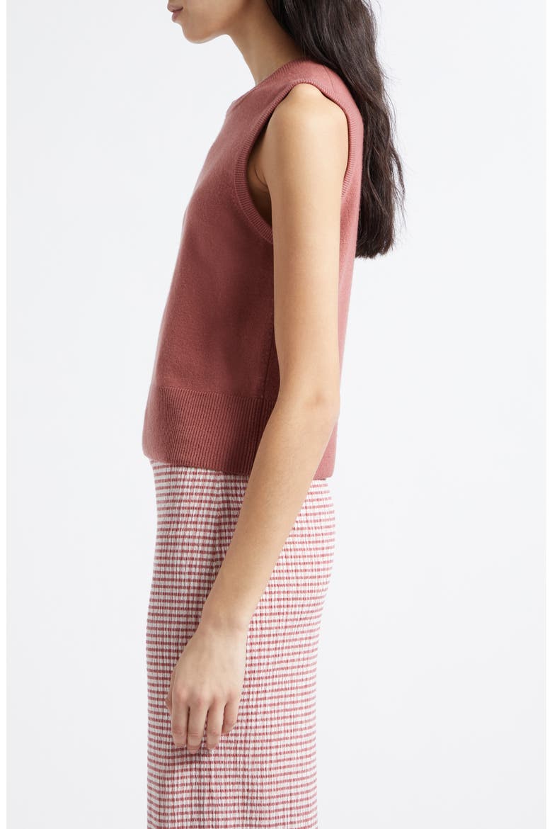 Wool Blend Crewneck Shell, Alternate, color, ROSE JAM