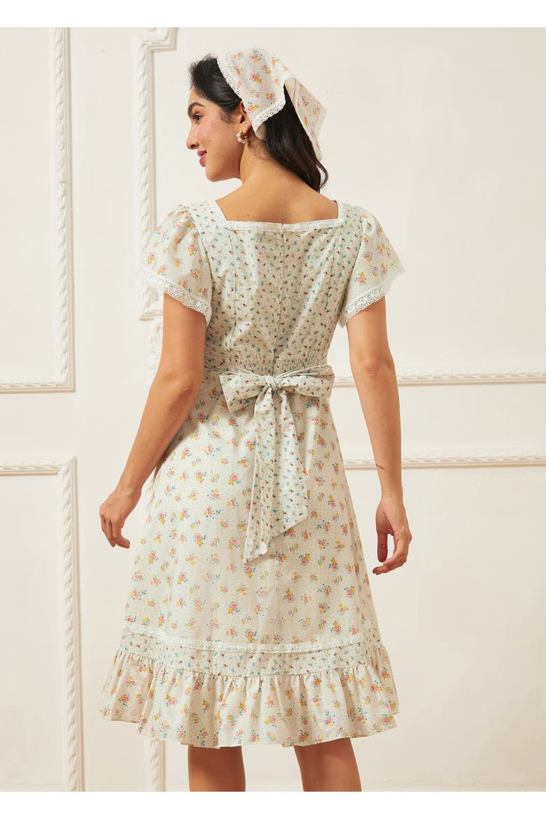 Gabriella Cottagecore Babydoll Dress, ModCloth x Gunne Sax, Alternate, color, Mia Bouquet