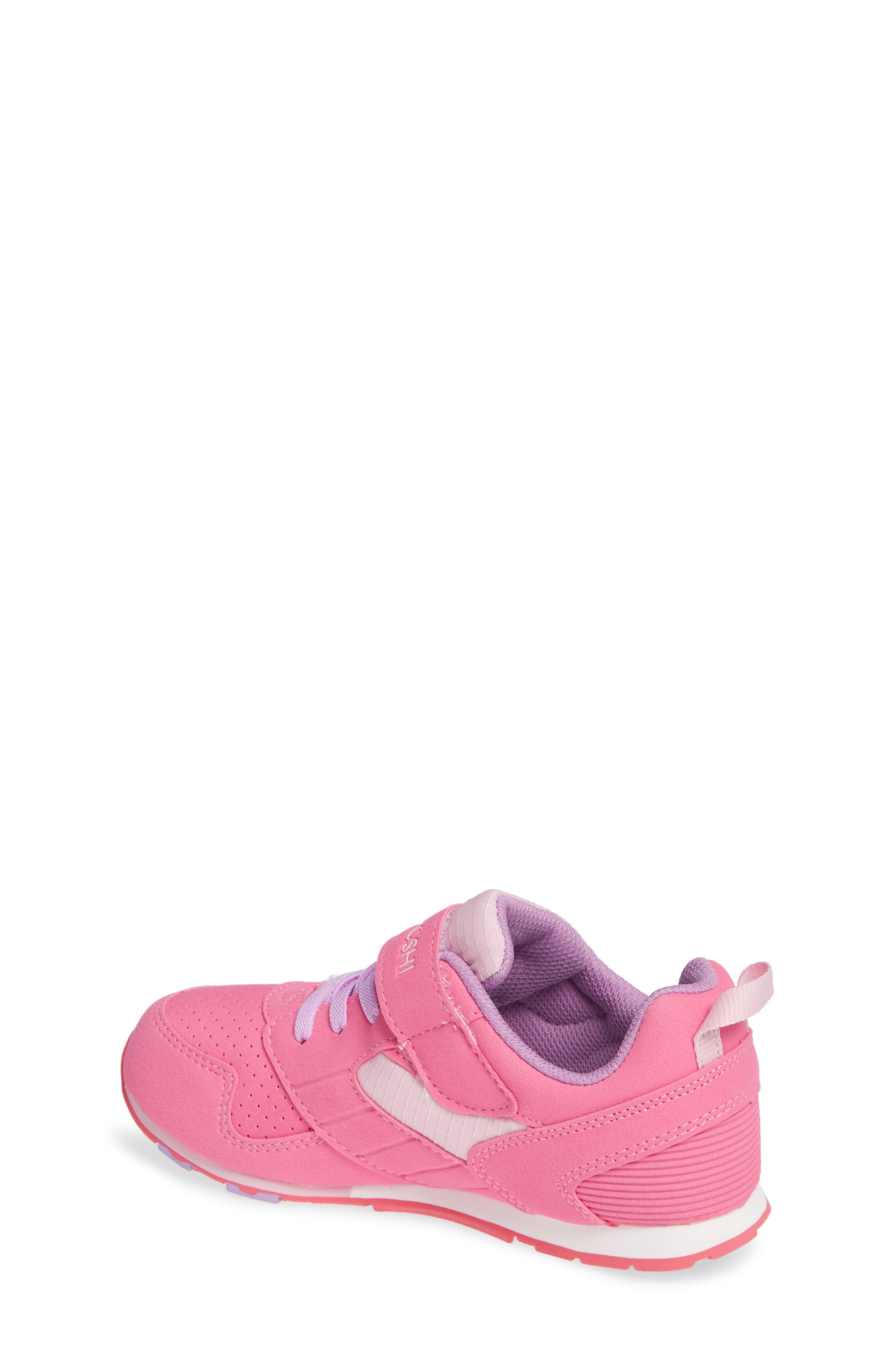 Racer Washable Sneaker, Alternate, color, FUCHSIA/ PINK