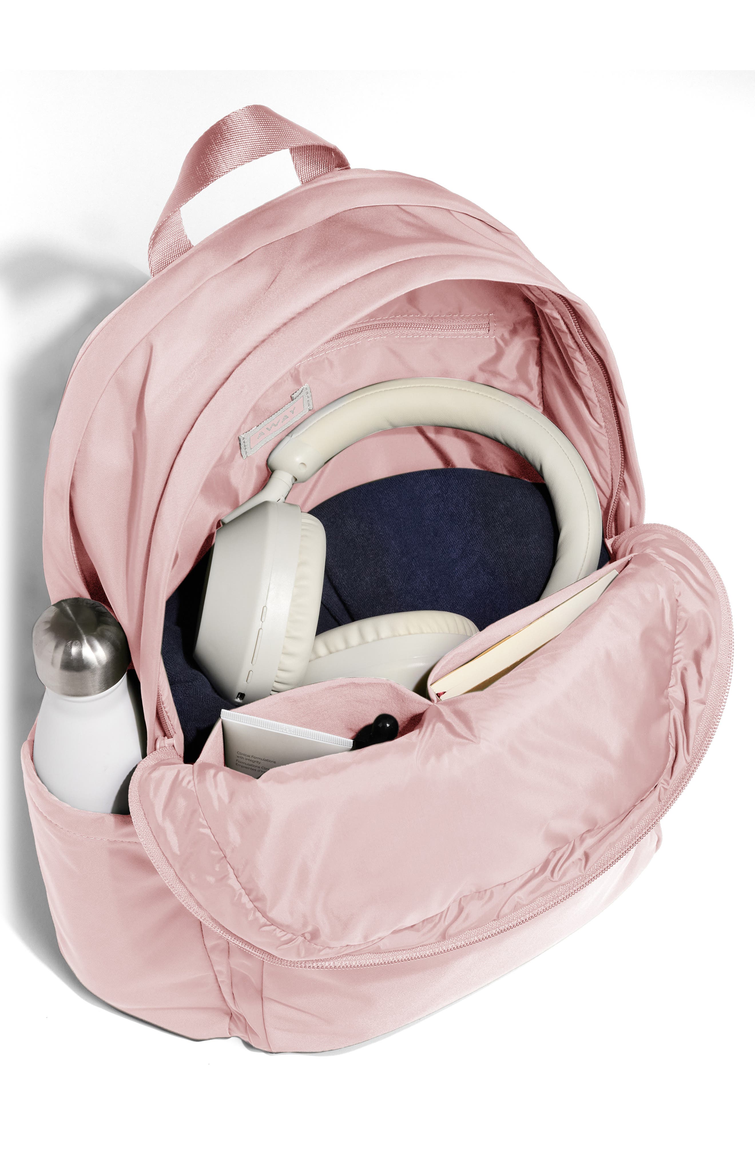 Large Featherlight Backpack, Alternate, color, BLUSH PINK