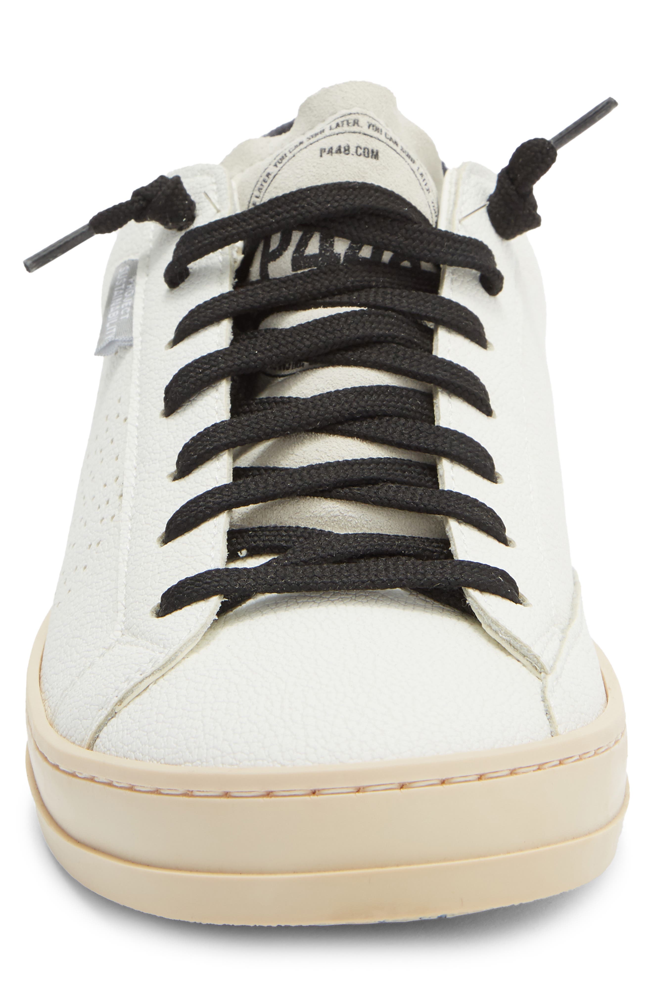 John Sneaker, Alternate, color, WHITE-BLACK