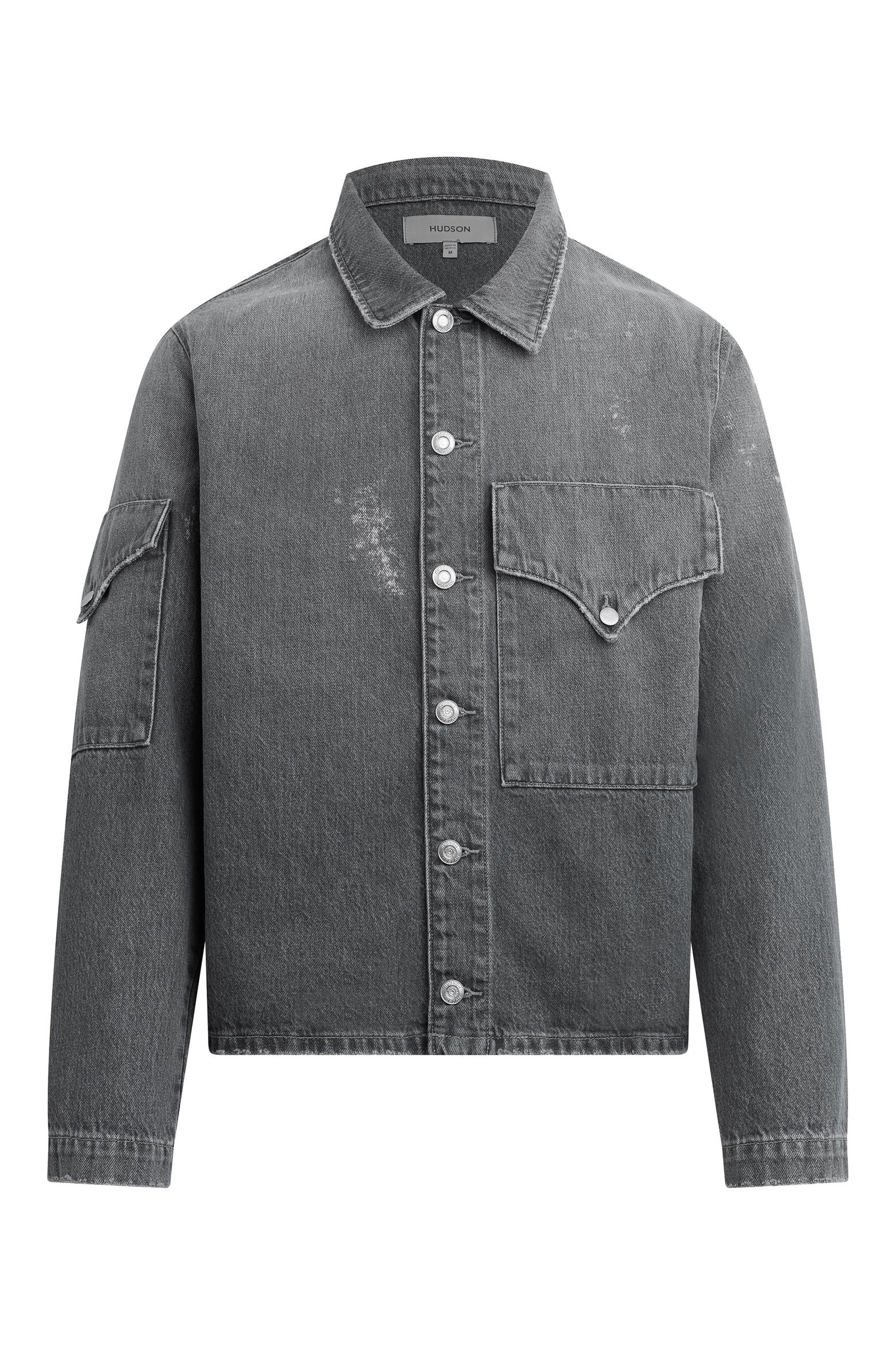 Book Flap Feature Hudson Jeans Flap Shirt Jacket (Men) | Nordstrom