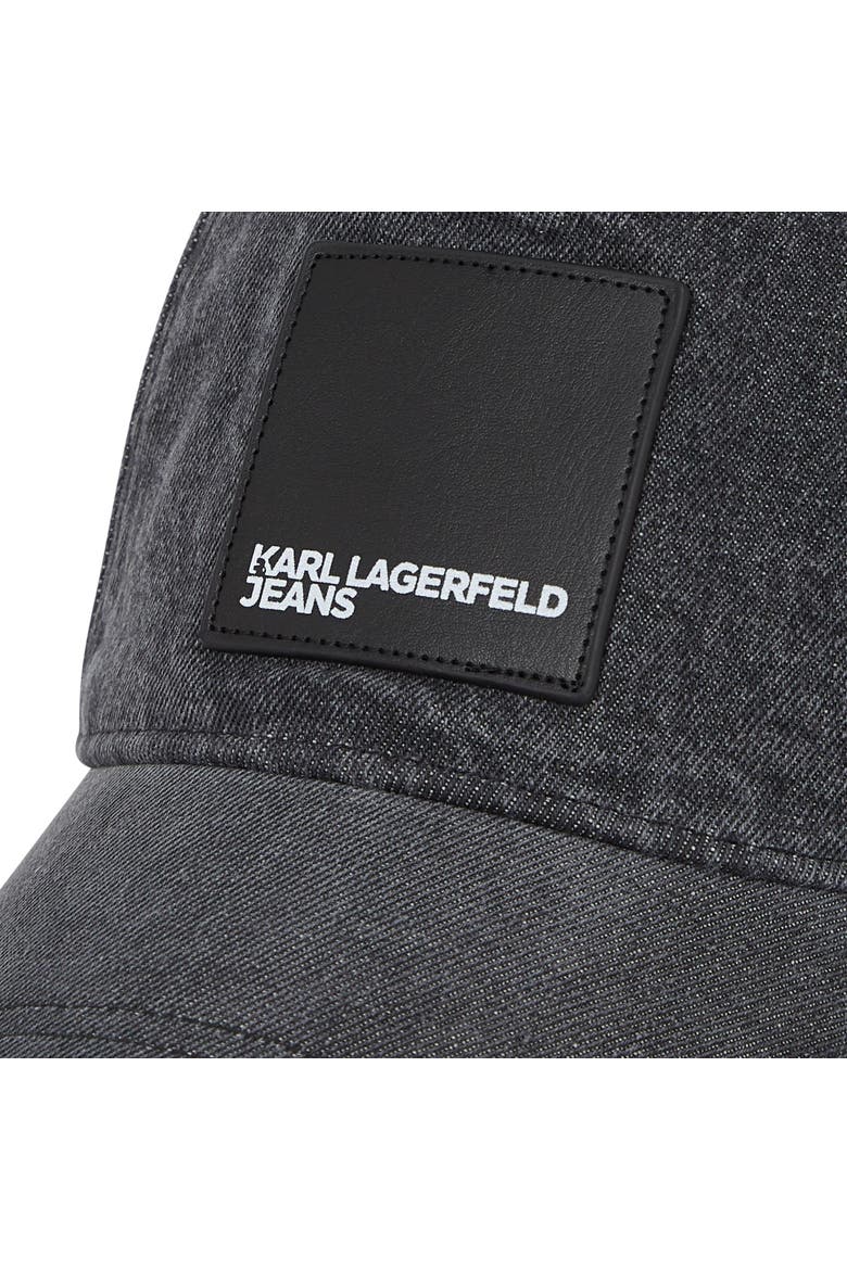 Men's Denim Cap, Alternate, color, Visual Washed Black