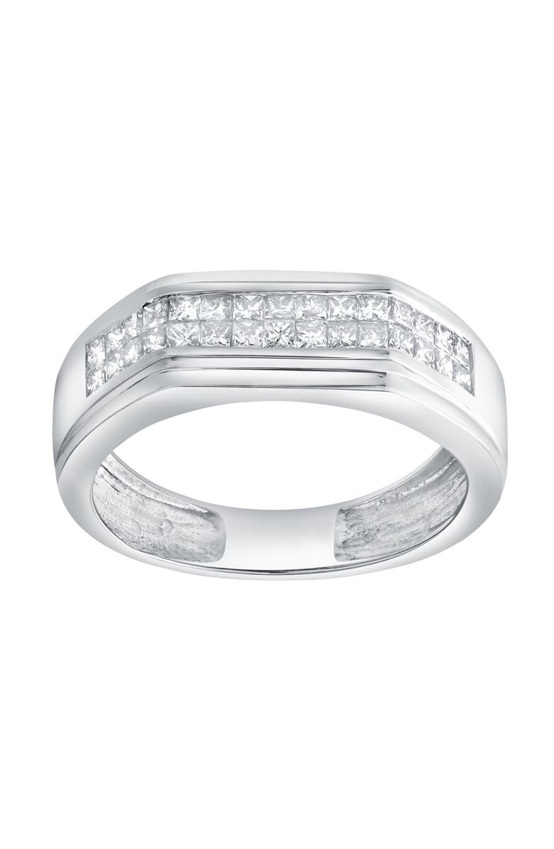 LuvMyJewelry Luvian 0.50 Ct 10K Gold Diamond Band, Main, color, 10K White Gold