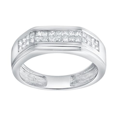 Luvian 0.50 Ct 10K Gold Diamond Band