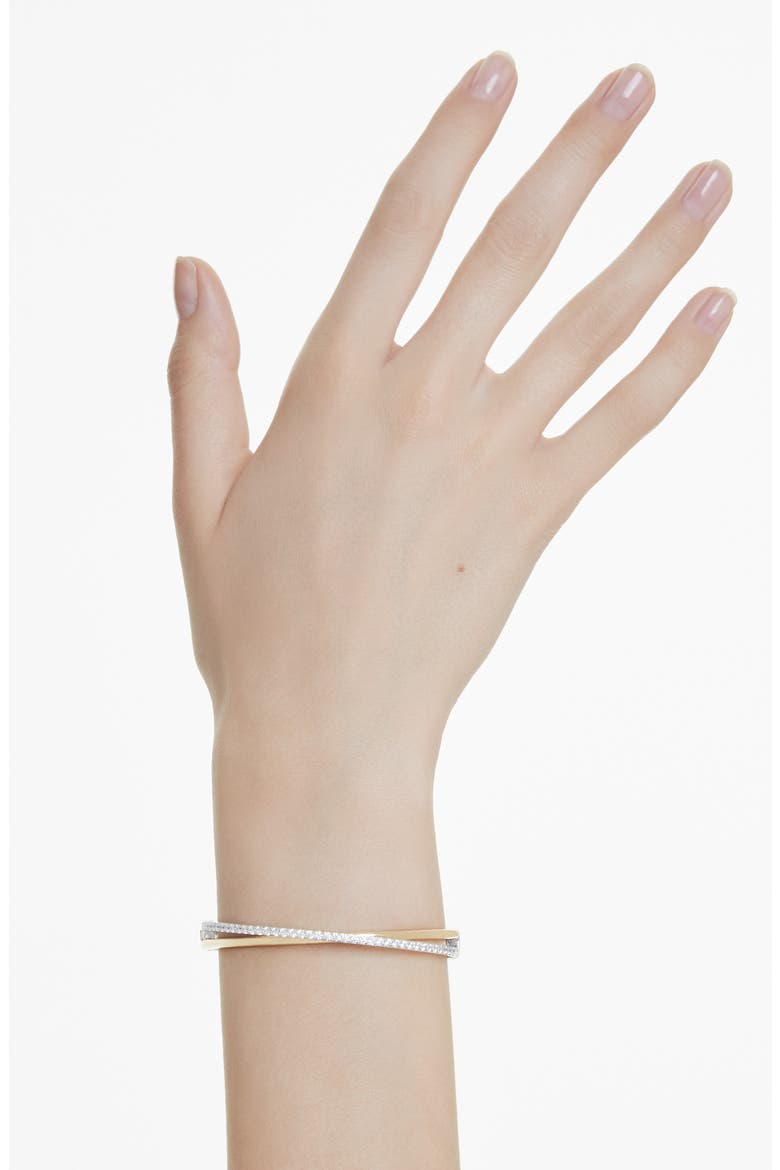Hyperbola Bangle, Alternate, color, SILVER