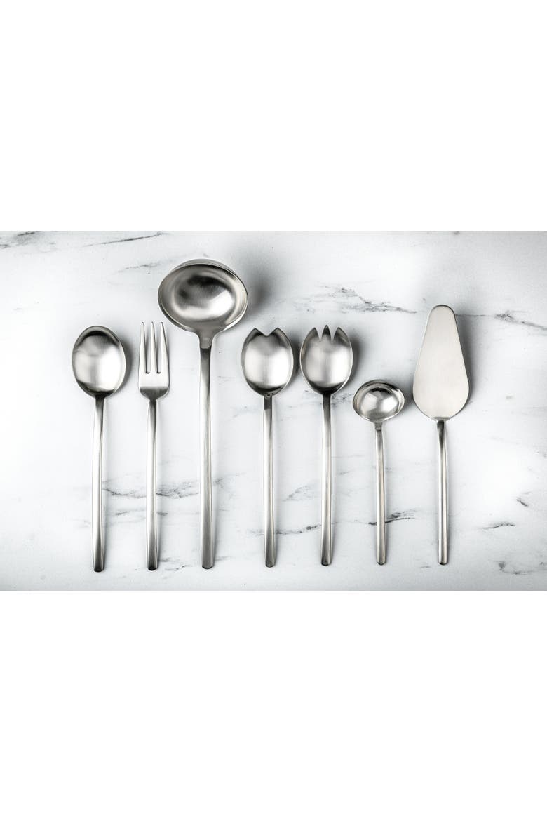 Due Ice Serving Set - 2 Pieces, Alternate, color, Ice Silver