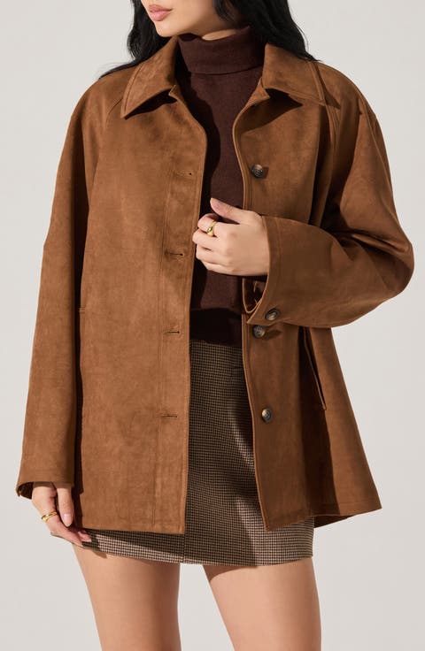 Presleigh Faux Suede Jacket