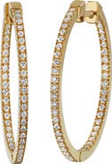 Bony Levy Diamond Hoop Earrings