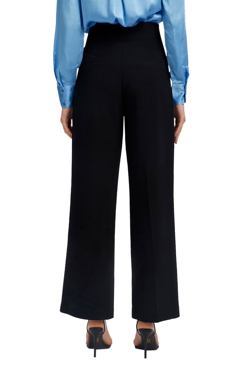 Bardot Anna High Waist Pants, Alternate, color, Black