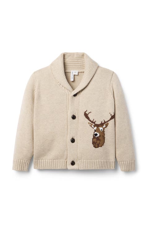 Deer Shawl Cardigan (Infant)