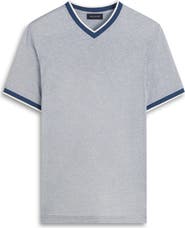 Bugatchi High V-Neck T-Shirt