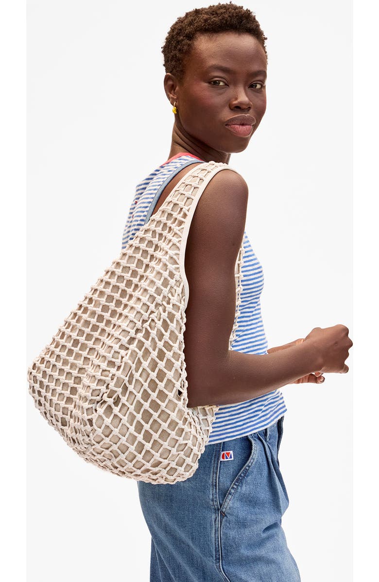 Clare V. Bando Woven Leather Tote, Alternate, color,