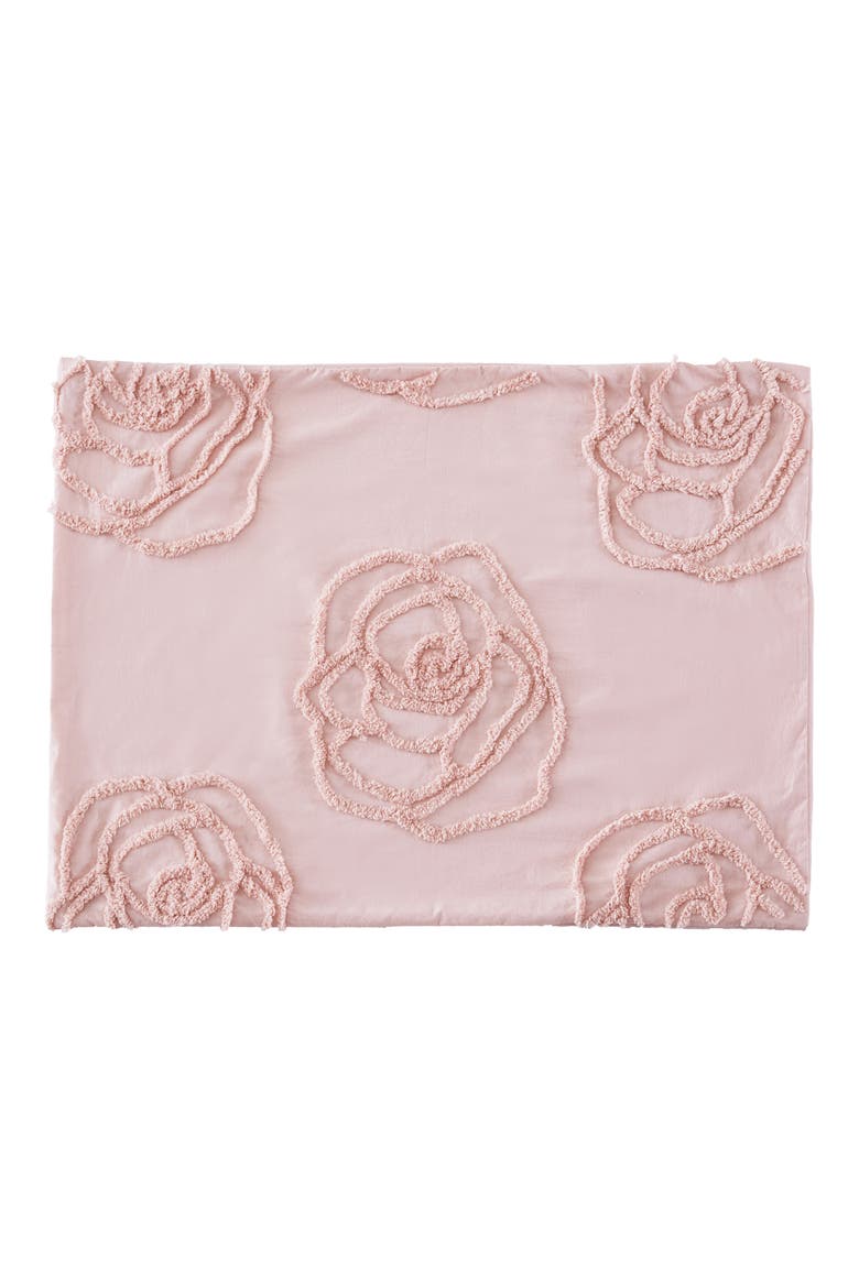 Rambling Rose Cotton Duvet Cover & Sham Set, Alternate, color, LIGHT PASTEL PINK