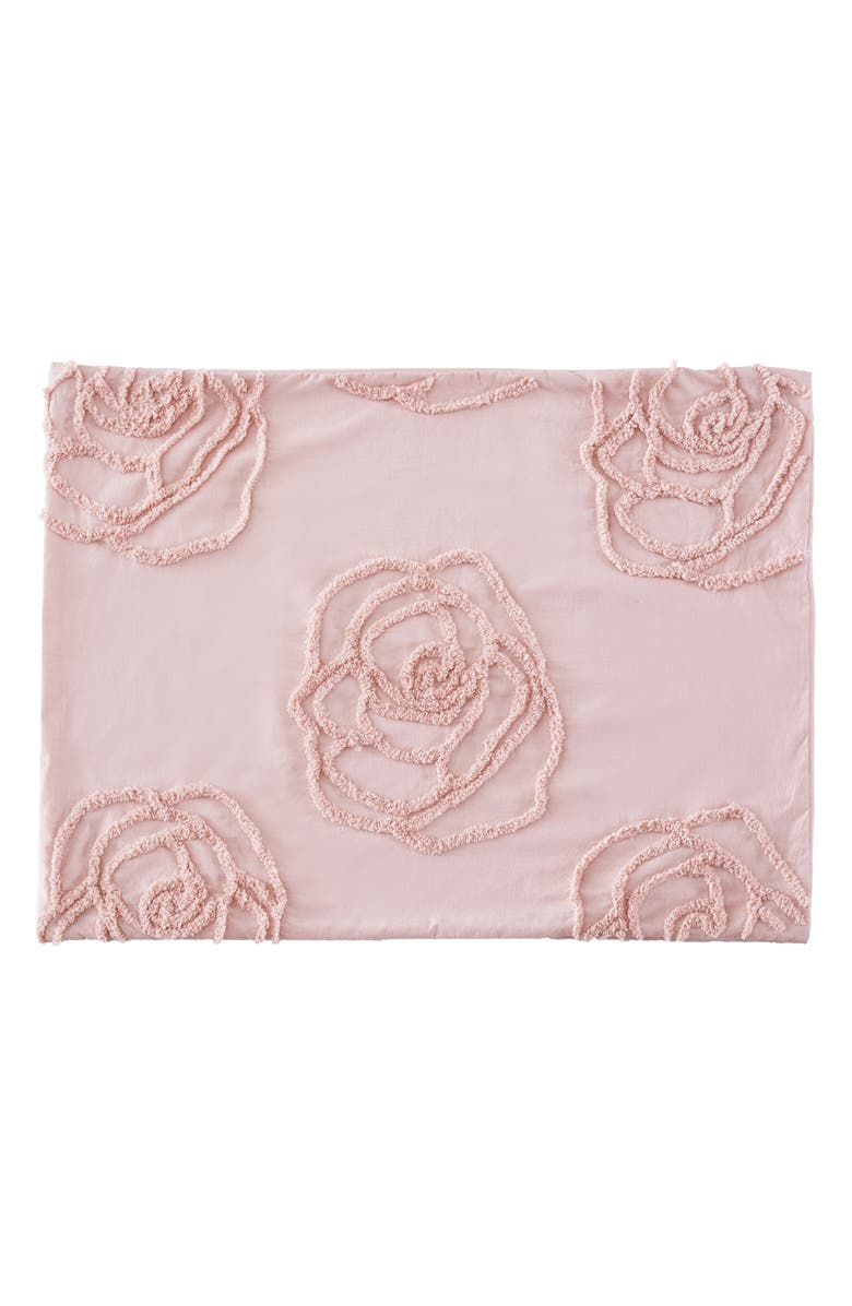Betsey Johnson Rambling Rose Cotton Duvet Cover & Sham Set, Alternate, color, Light Pastel Pink