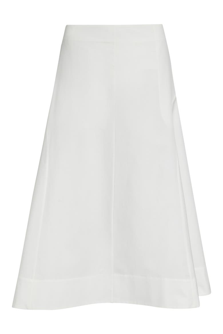 Artin Cotton Midi Skirt, Alternate, color, CHALK