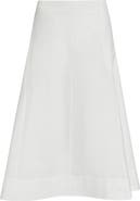 Khaite Artin Cotton Midi Skirt