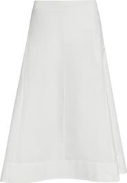 Khaite Artin Cotton Midi Skirt