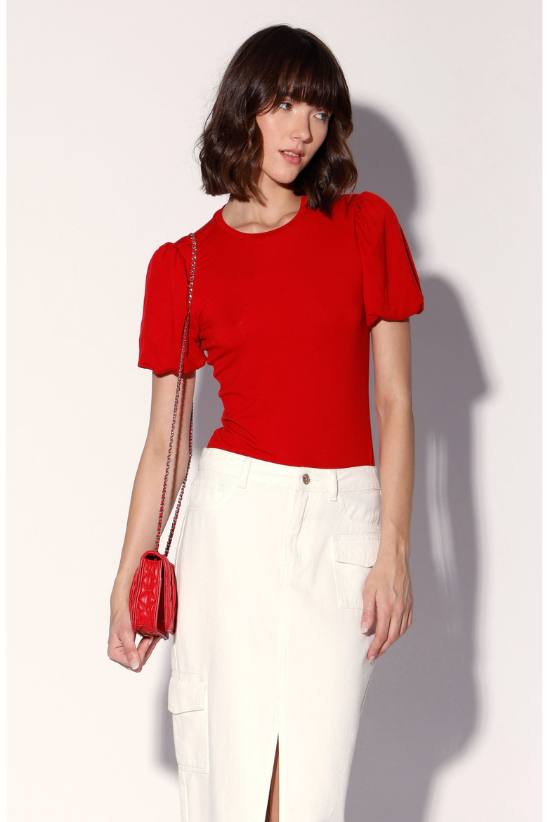 Shelly Top, Main, color, Red