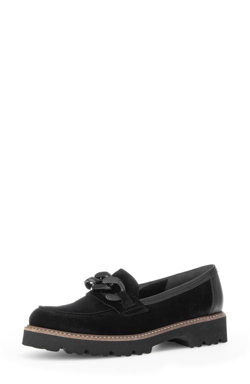 Gabor Bit Loafer In Black