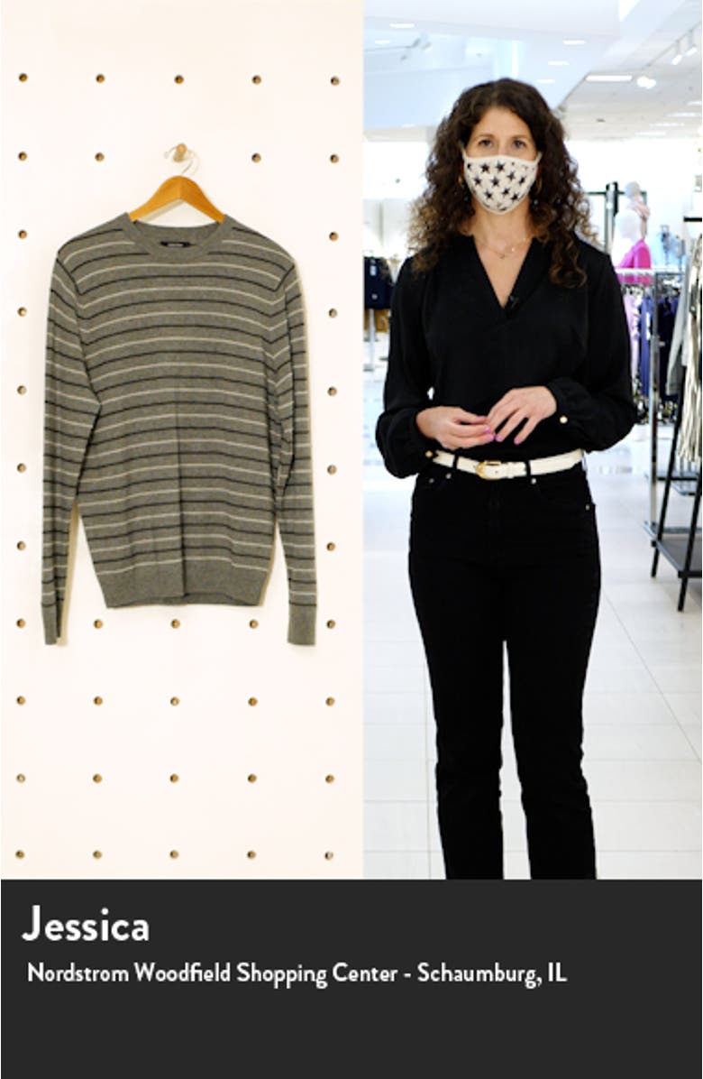 Stripe Crewneck Sweater, sales video thumbnail