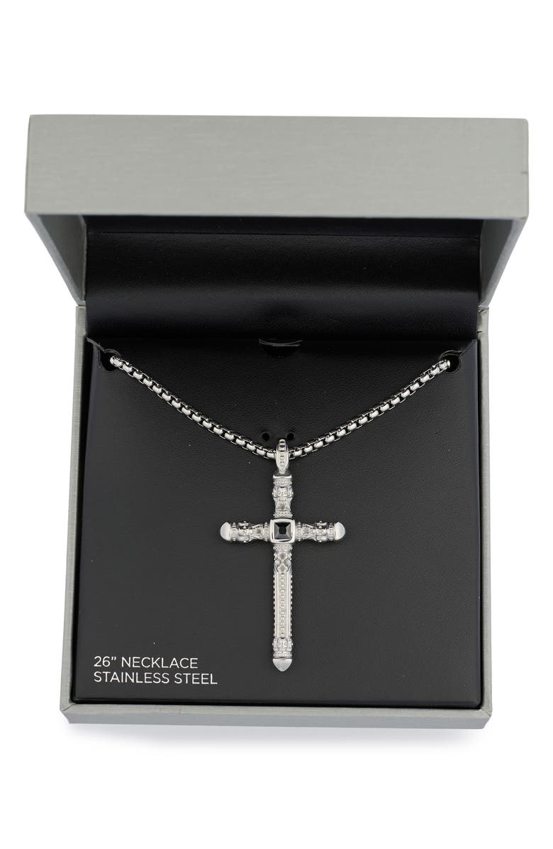 AMERICAN EXCHANGE Men's Cross Pendant Necklace, Main, color, 