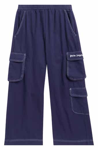 Kids' Logo Flannel Loose Cargo Pants