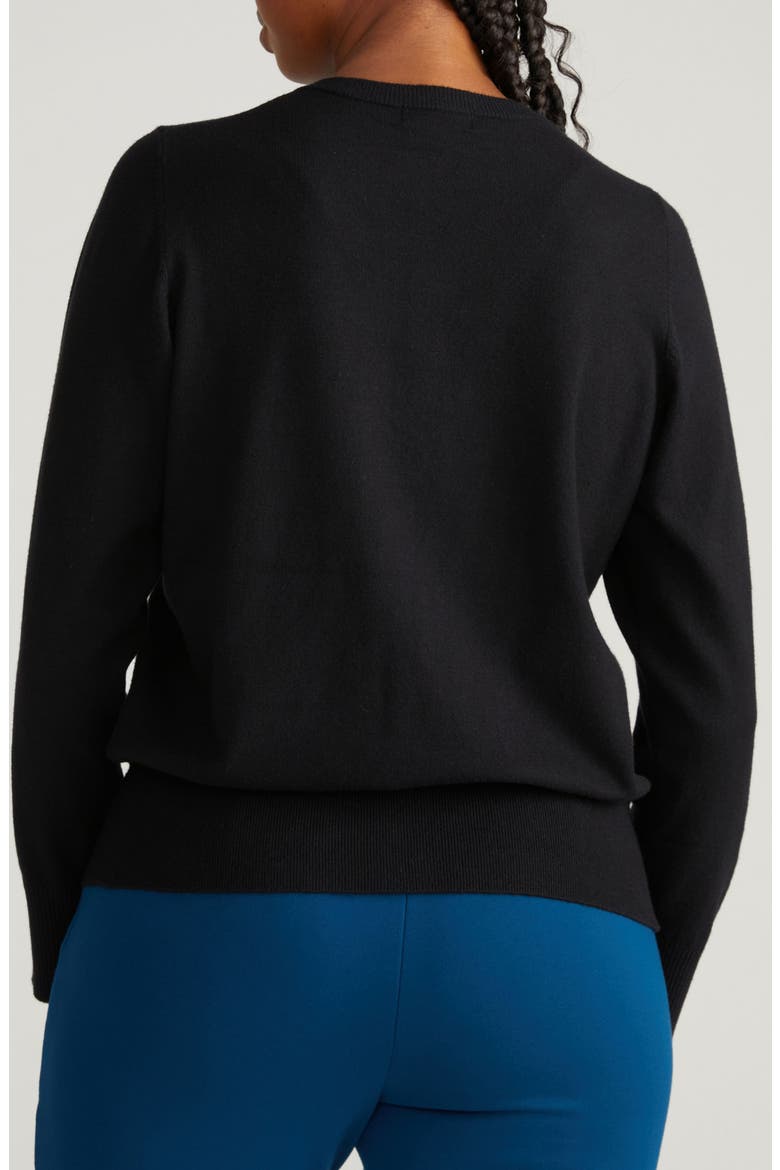 Savvy Cardigan, Alternate, color, BLACK