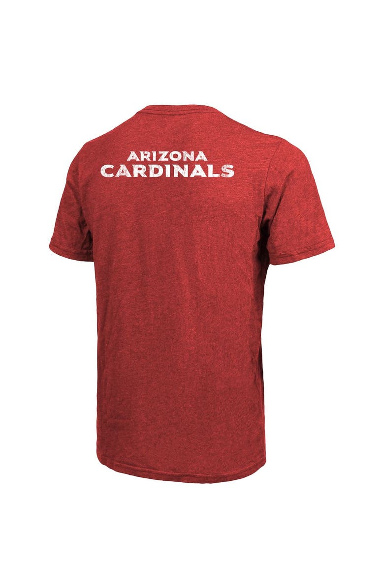 Majestic Threads Arizona Cardinals Majestic Threads Tri-Blend Pocket T-Shirt - Cardinal, Alternate, color, Cardinal