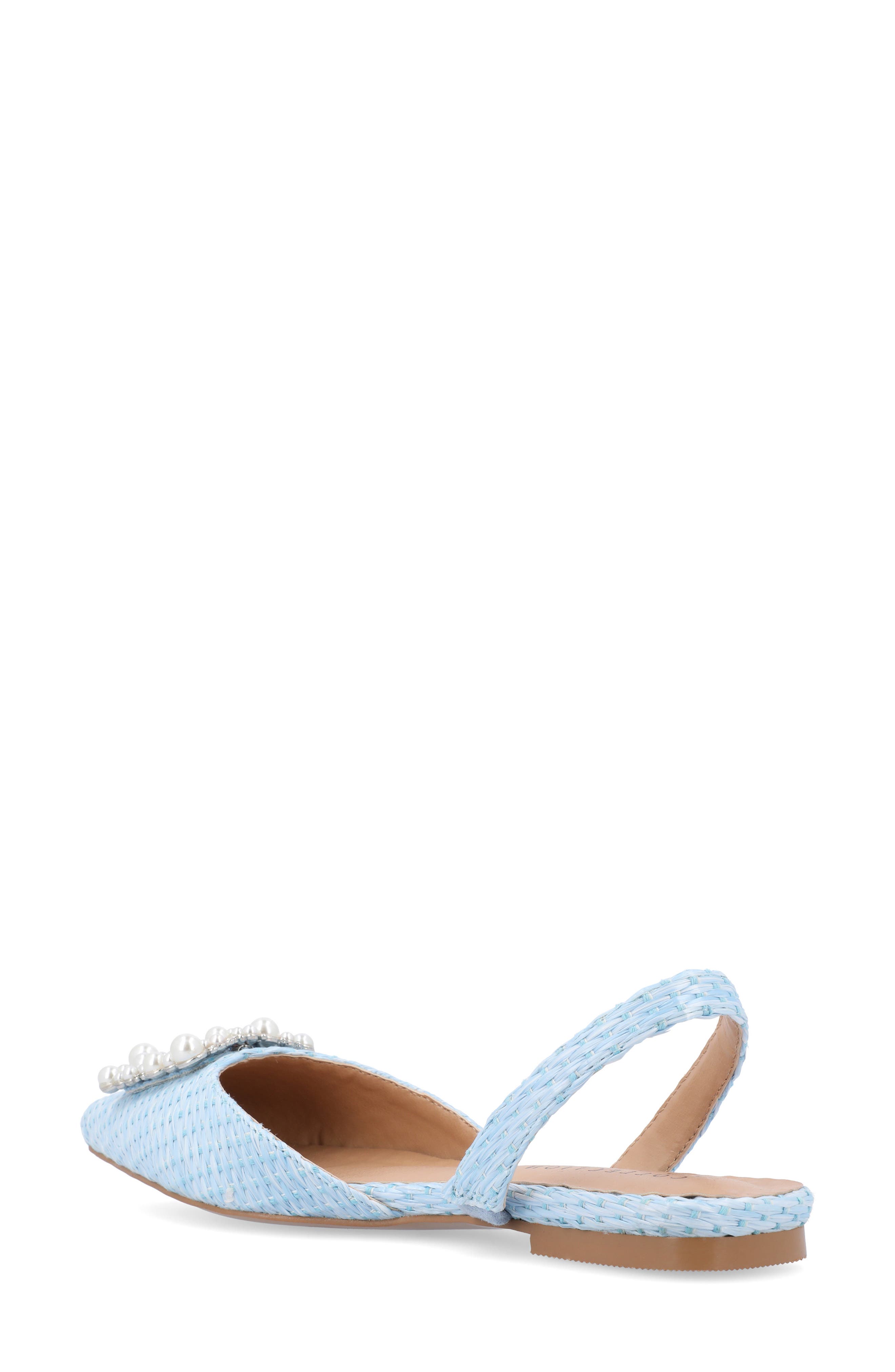 Hannae Slingback Flat, Alternate, color, BLUE
